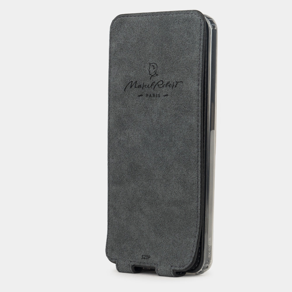 Flip Case Galaxy S23 Plus Black Leather | Marcel Robert - 3