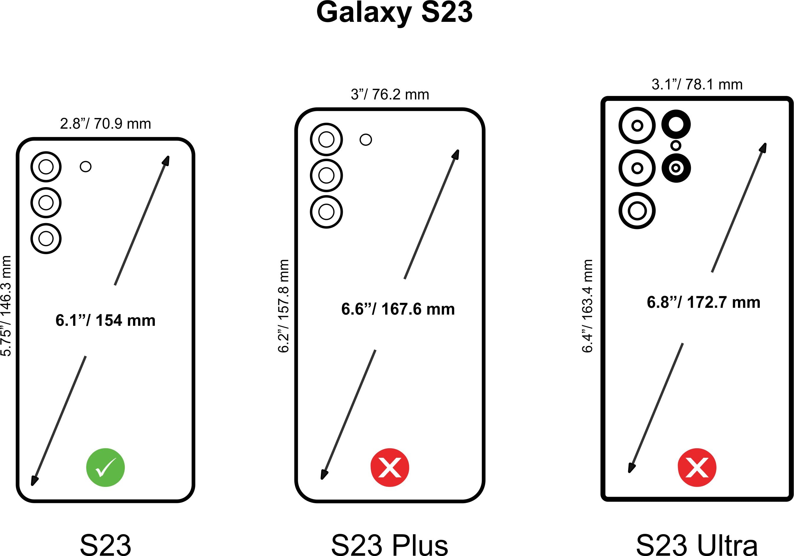 Premium Leather Flip Case Galaxy S23 Black | Marcel Robert - 6