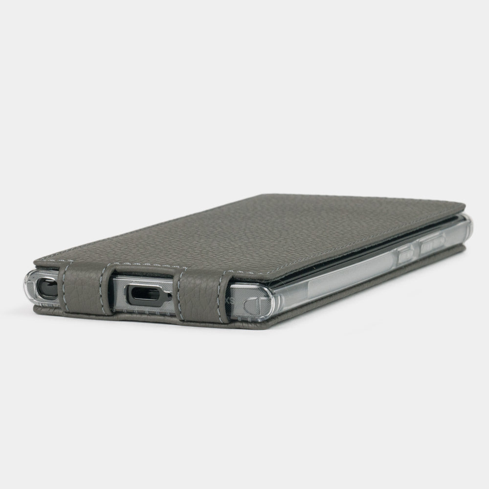 Premium Leather Case Galaxy S22 Ultra Grey | Marcel Robert - 3