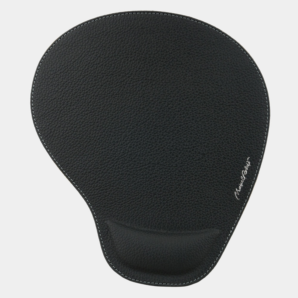 Leder Mauspad schwarz