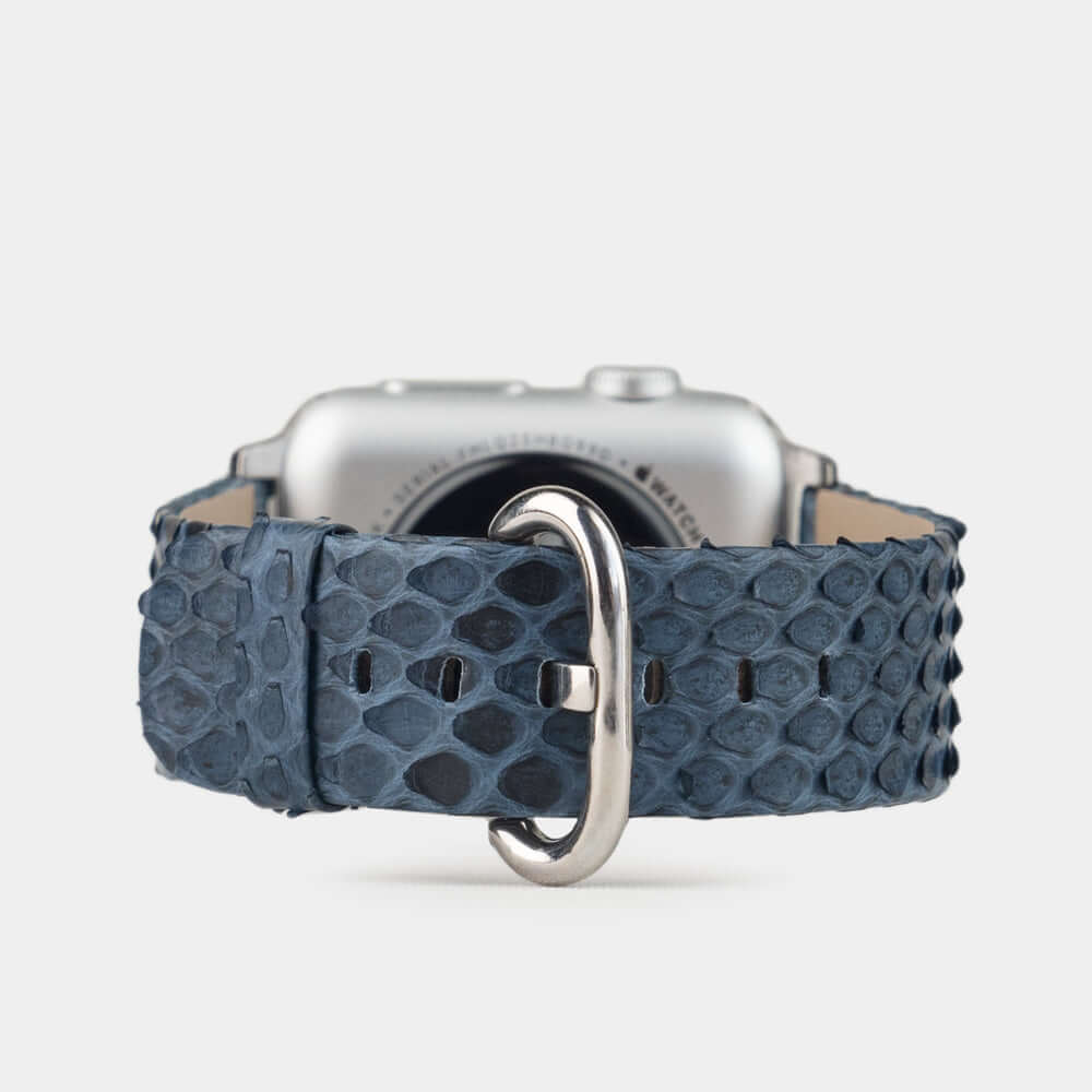 Python Strap Apple Watch 45/46mm Blue | Marcel Robert - 0