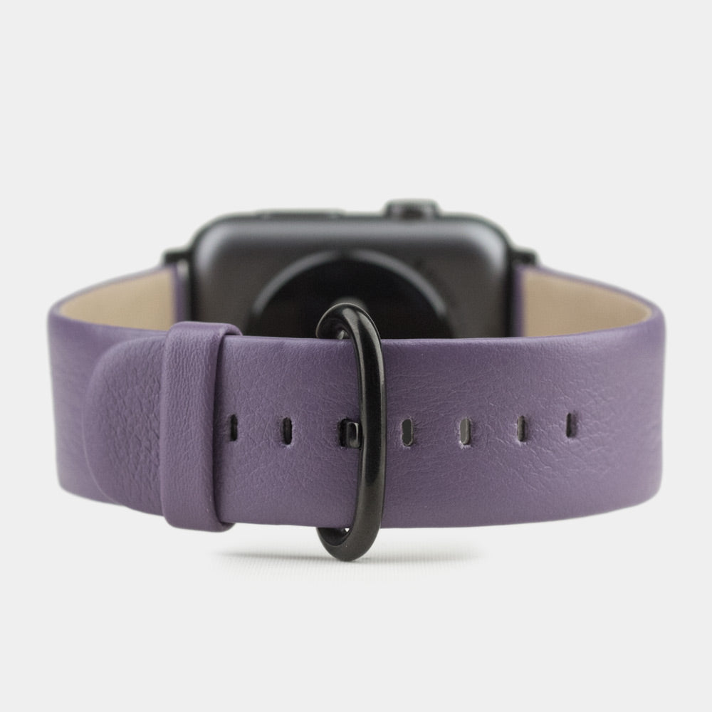 bracelet cuir Apple Watch 40 / 41mm violet