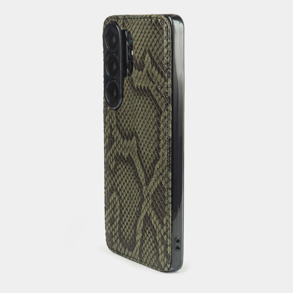Green Python Cover Case Samsung S26 Ultra – edge view ultra thin cover