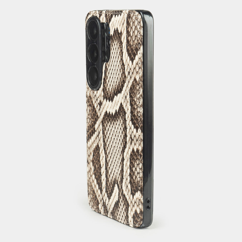 Natural  Python Cover Case Samsung S26 Ultra – edge view ultra thin cover