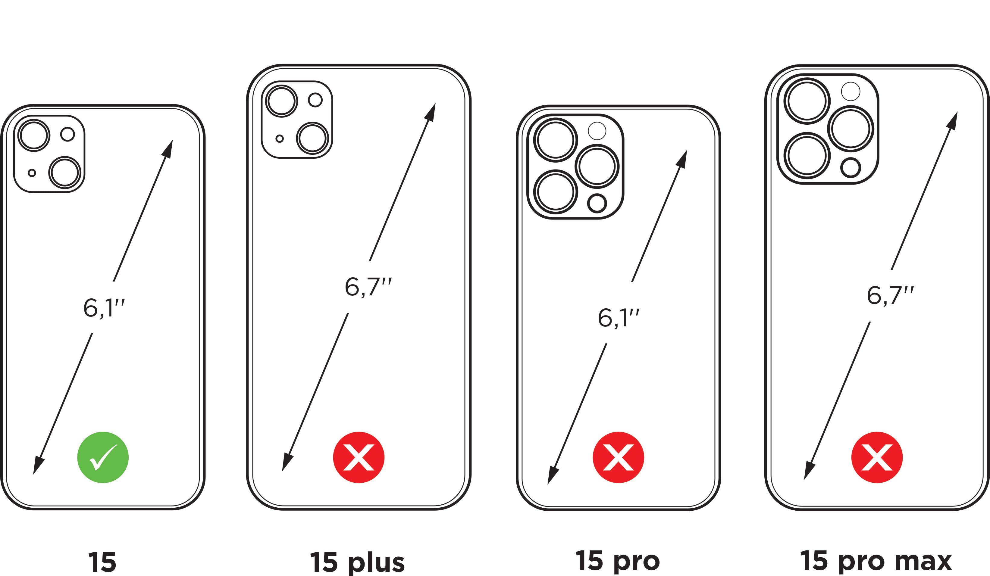 étui iPhone 15 vert