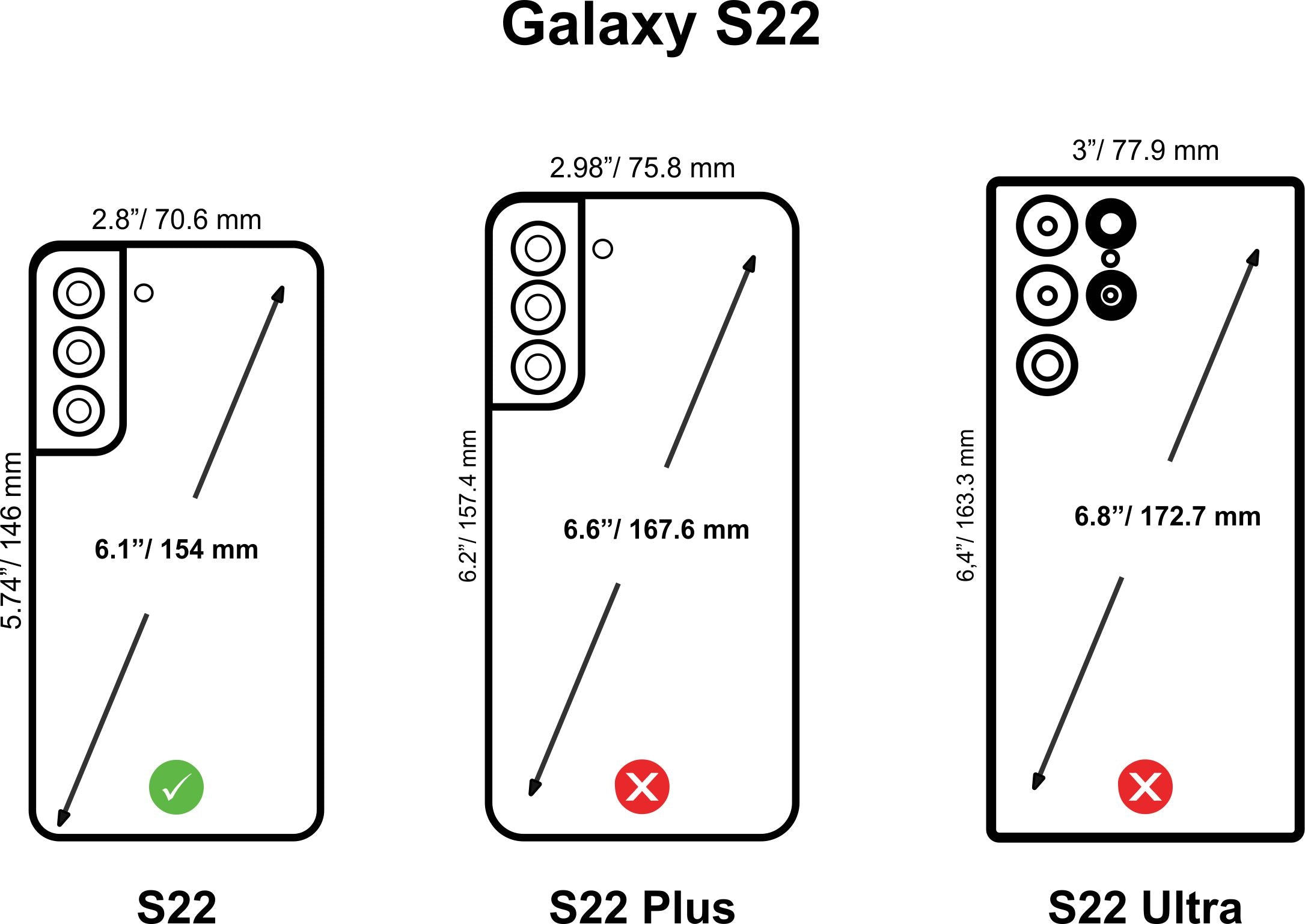 Premium Leather Flip Case Galaxy S22 Black | Marcel Robert - 5