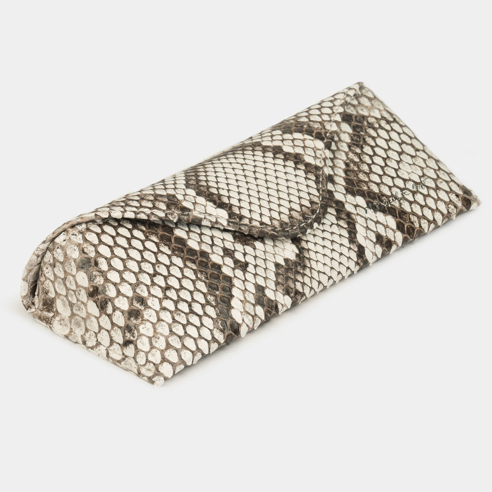 glasses case Casual python natural