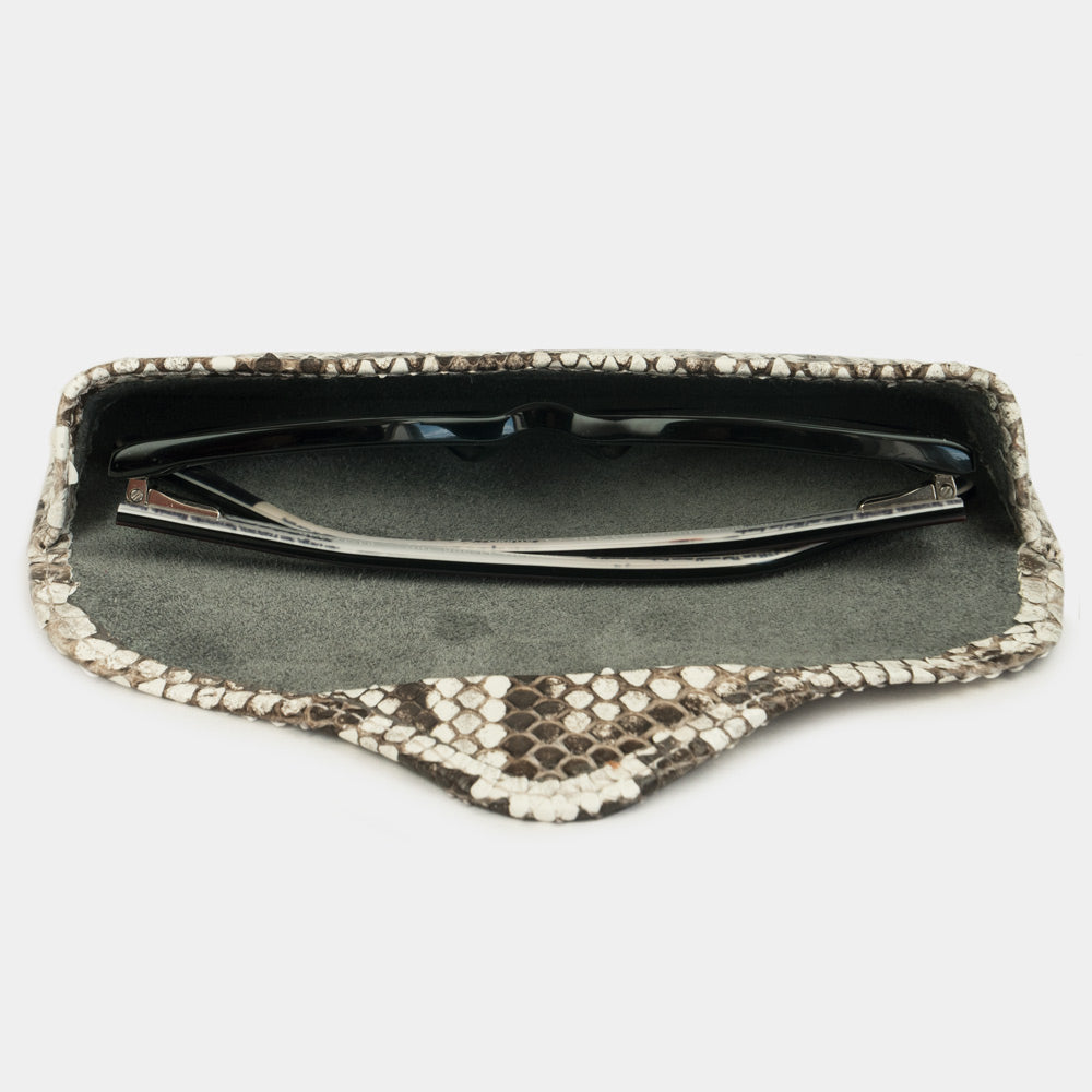 glasses case Casual python natural