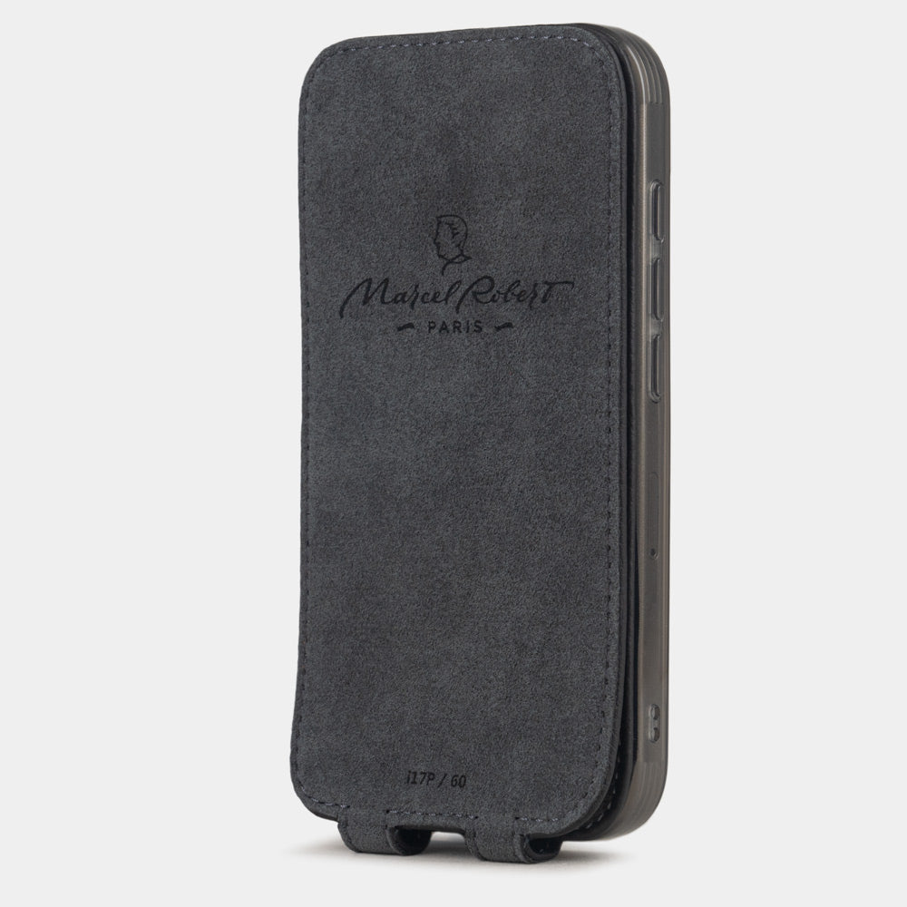 Case iPhone 17 Pro leather black