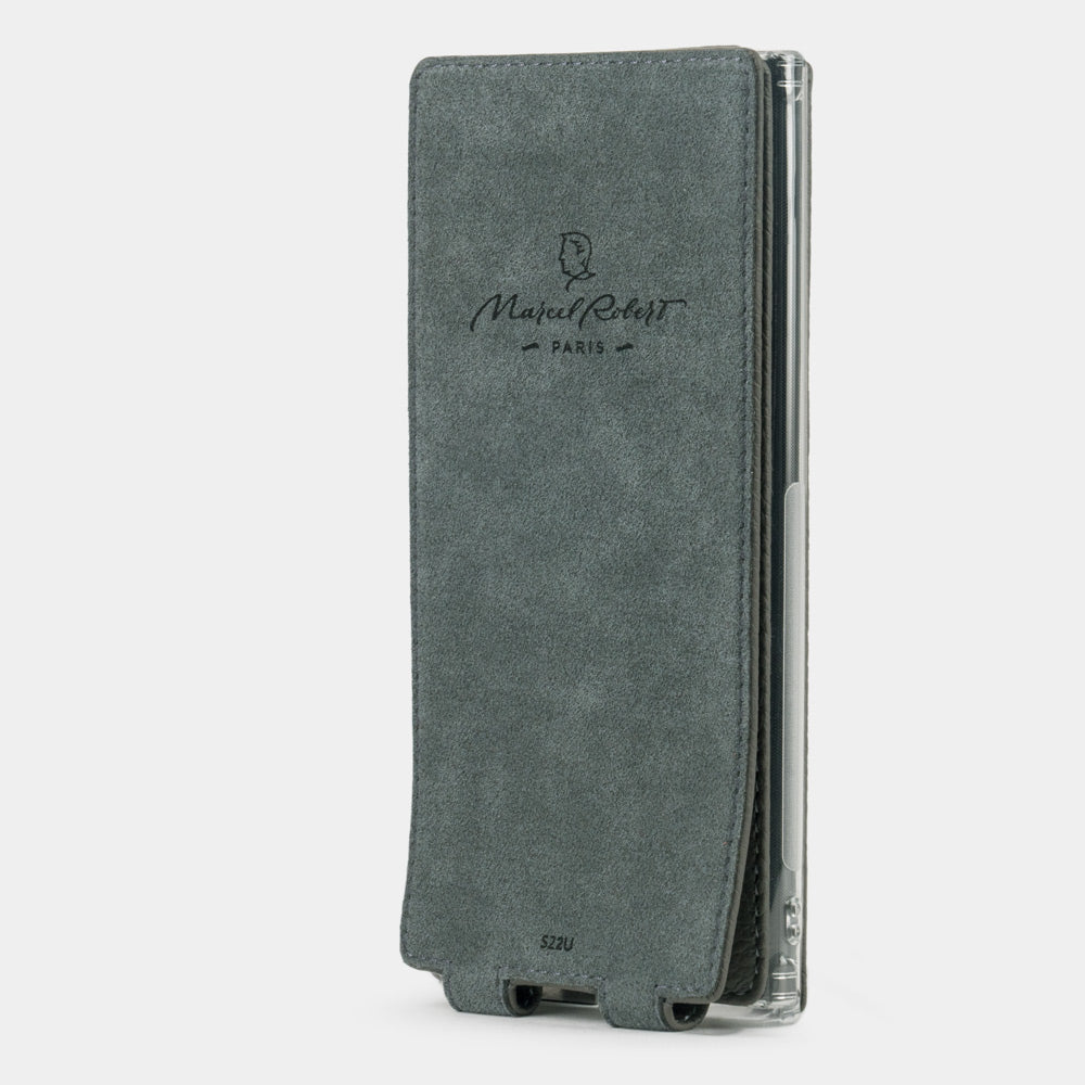 Flip case Galaxy S22 Ultra grey