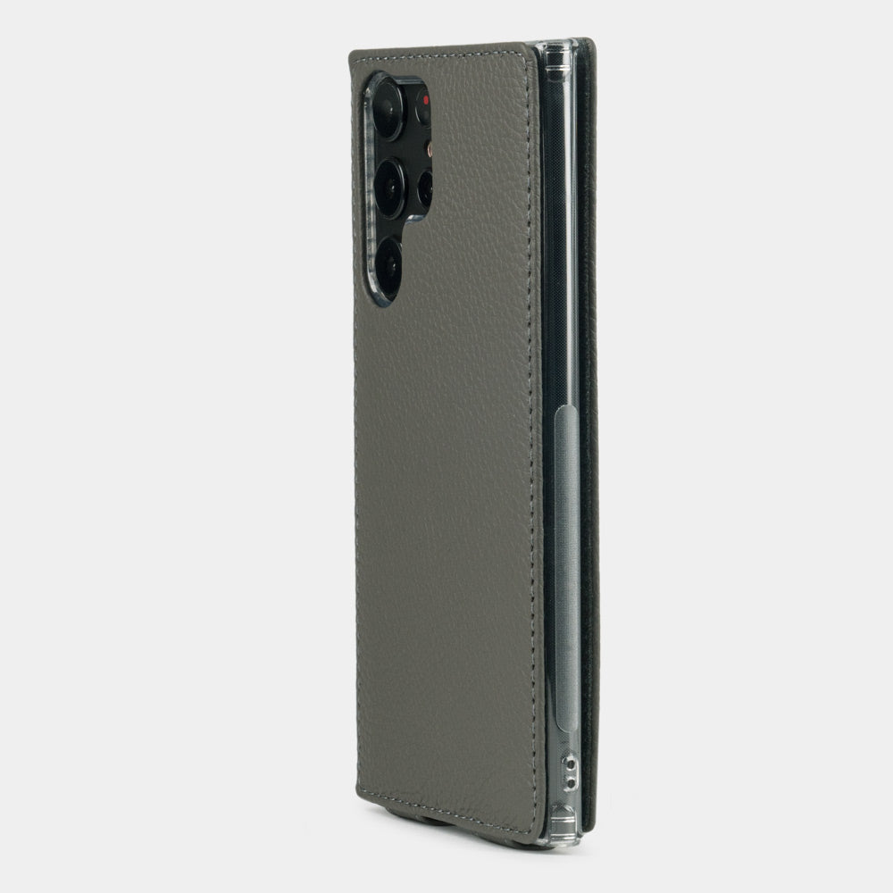 Flip case Galaxy S22 Ultra grey