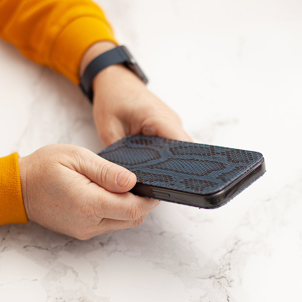 Case iPhone 17 python blue
