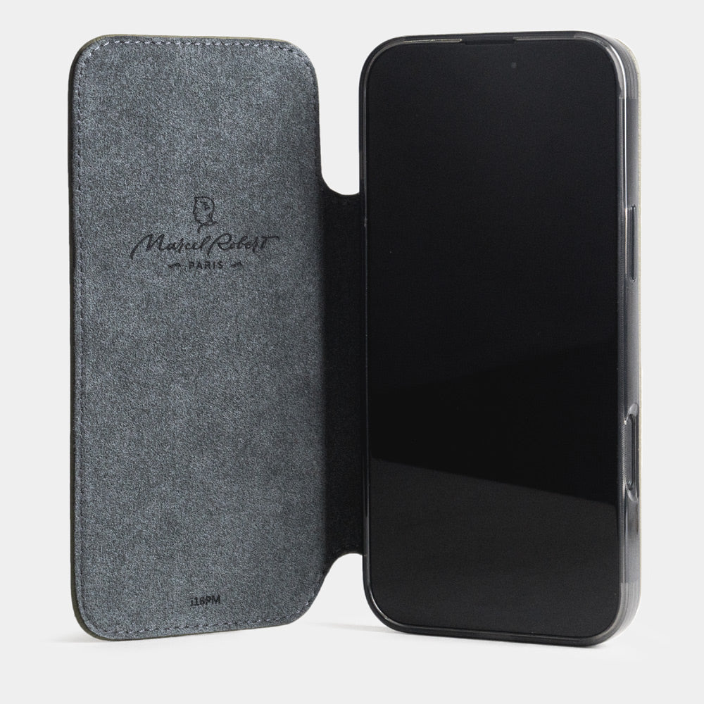 Folio Handyhülle iPhone 17 Pro Max grün