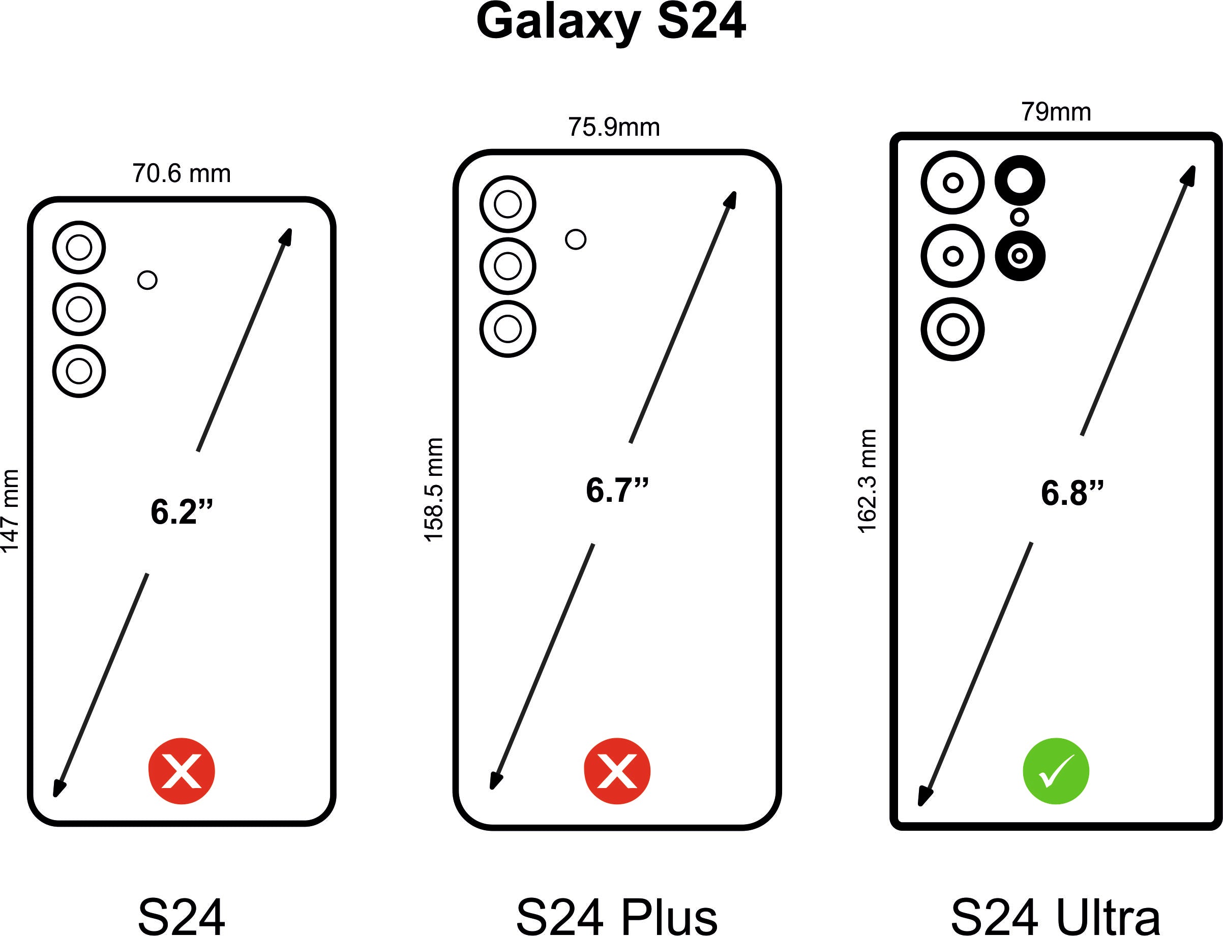 Folio case Galaxy S24 Ultra black