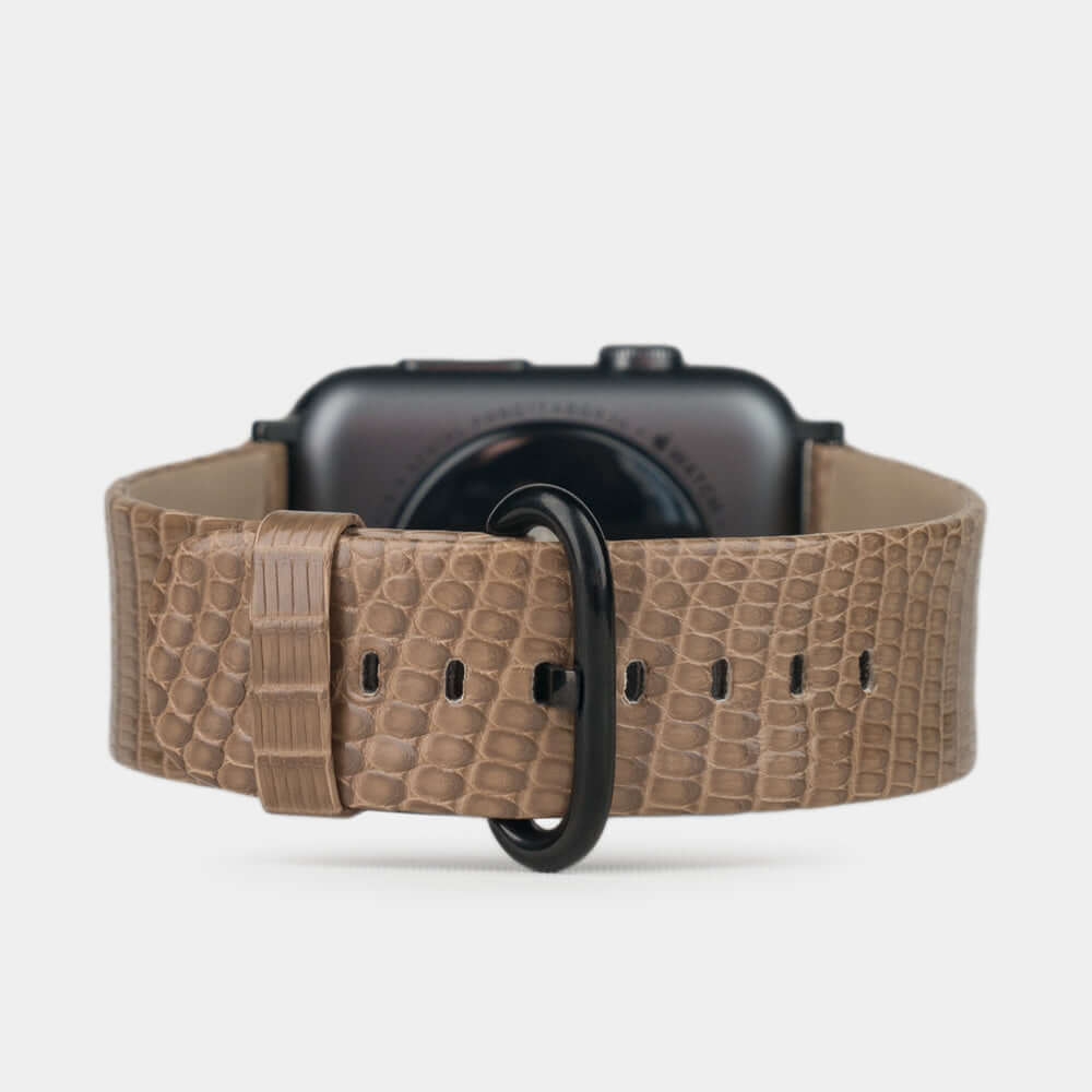 Lizard Strap Apple Watch 45/46mm Gold | Marcel Robert - 2