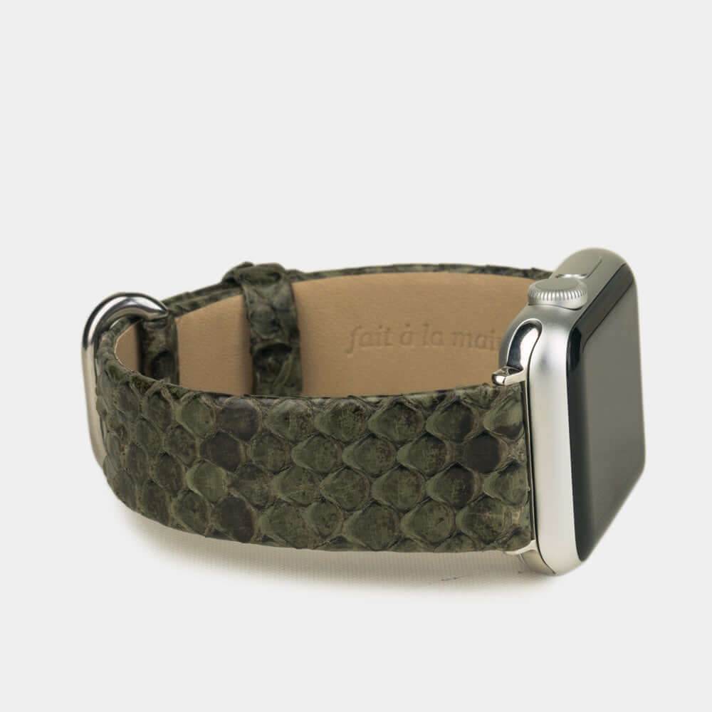 Python Strap Apple Watch 45/46mm Green | Marcel Robert - 8
