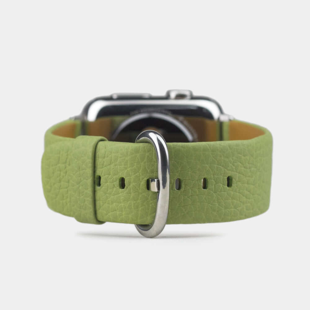 Leather Strap Apple Watch 45/46mm Olive | Marcel Robert - 0