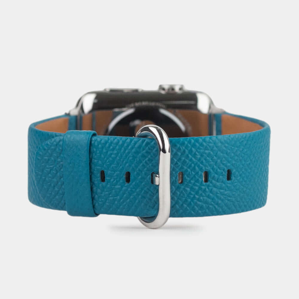 Calfskin Strap Apple Watch 41/42mm Bright Blue | Marcel Robert - 0