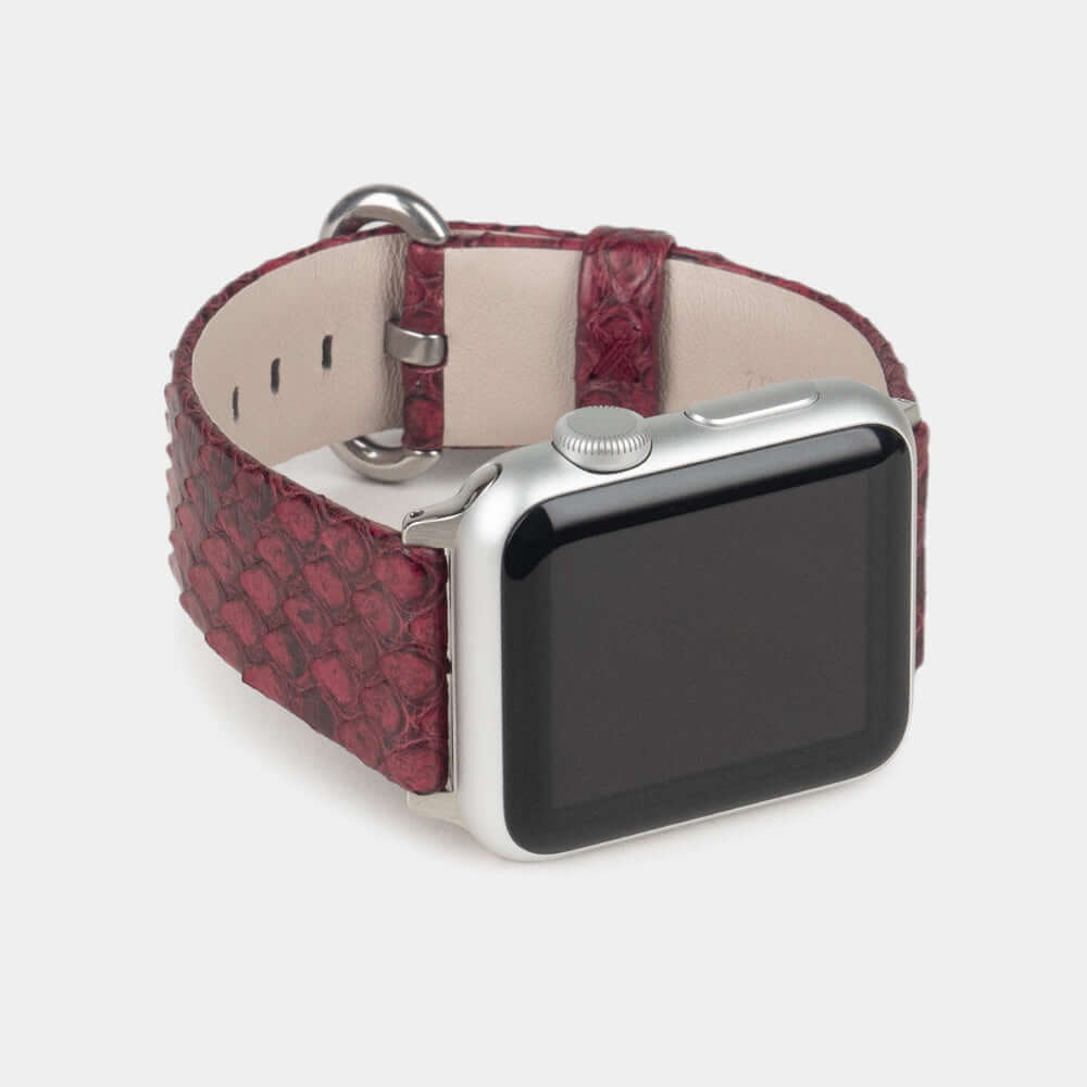 Python Strap Apple Watch 41/42mm Bordeaux | Marcel Robert - 2