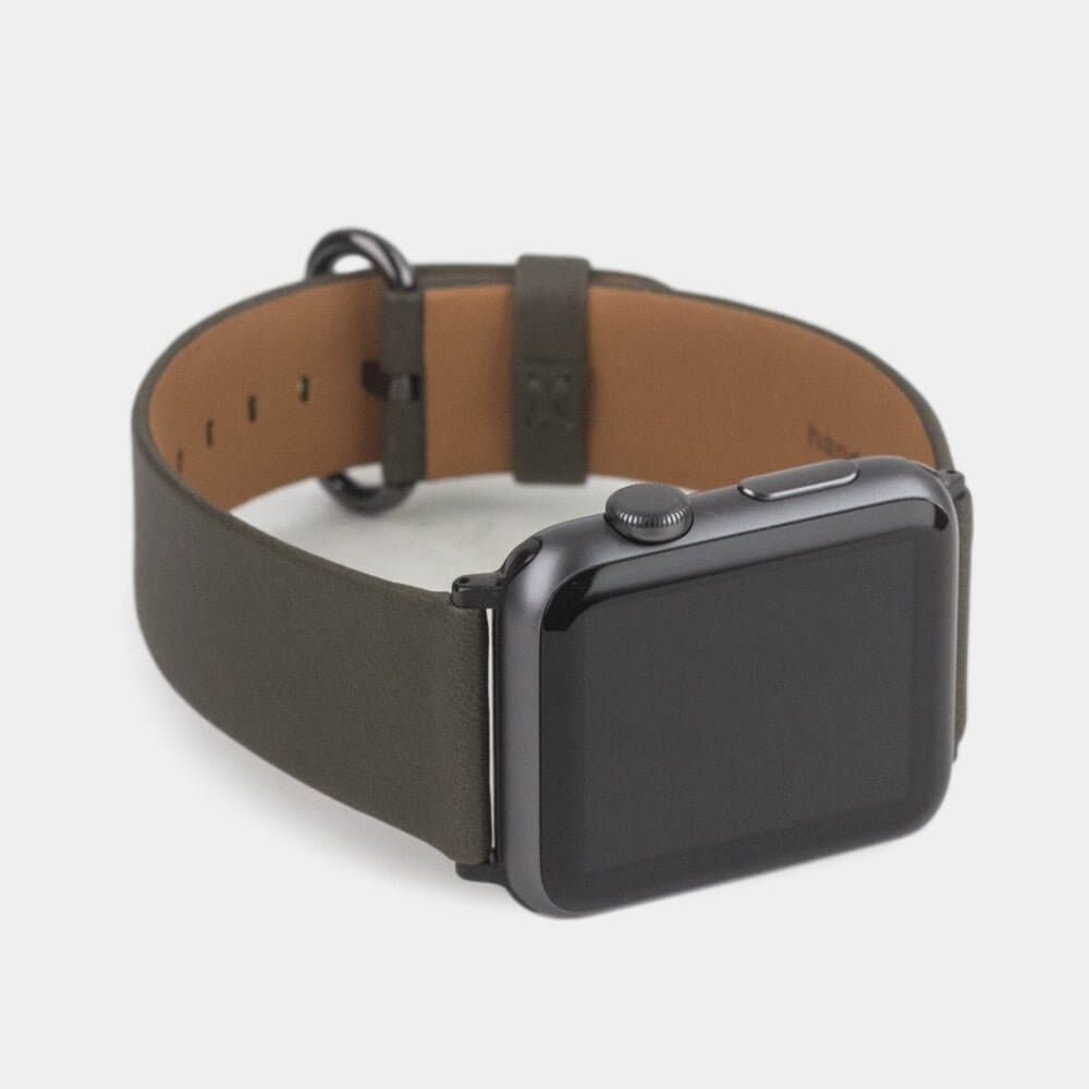 Leather Strap Apple Watch 45/46mm Khaki | Marcel Robert - 10