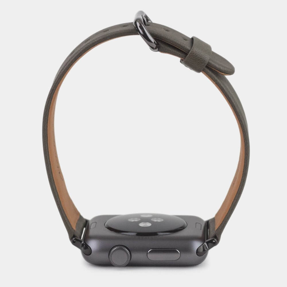 Leather Strap Apple Watch 45/46mm Khaki | Marcel Robert - 9