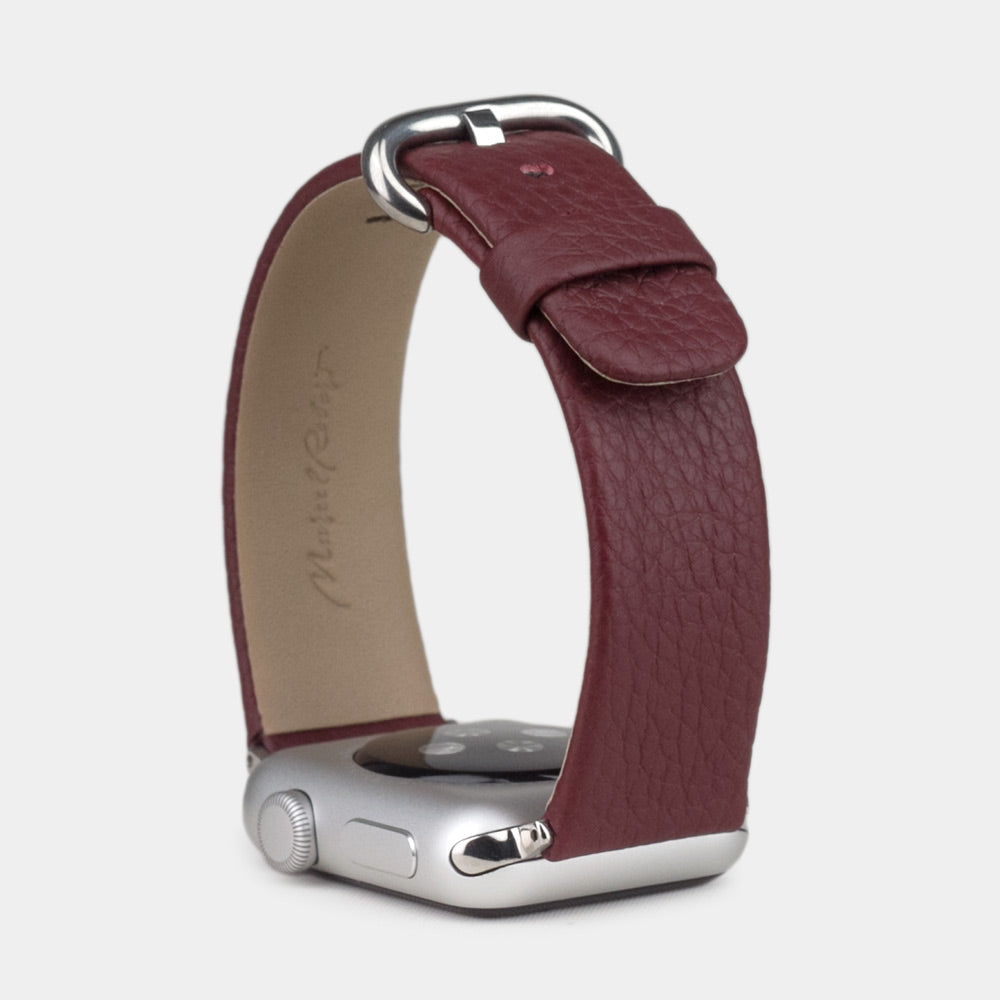 strap apple watch 44 / 45mm bordeaux