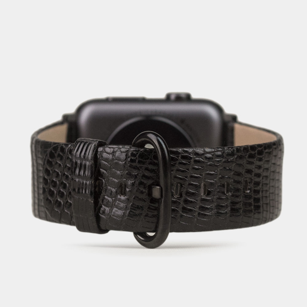 bracelet lézard Apple Watch 40 / 41mm noir