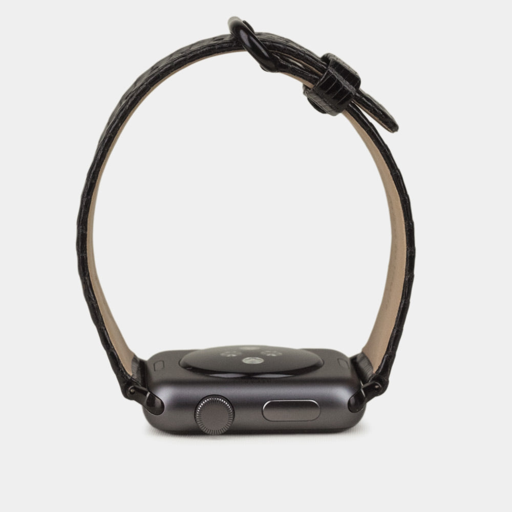 bracelet lézard Apple Watch 40 / 41mm noir