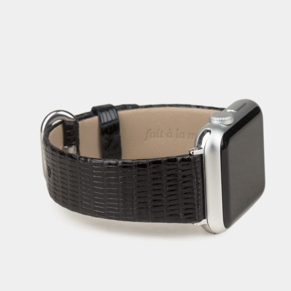 strap apple watch series 10 lizard black