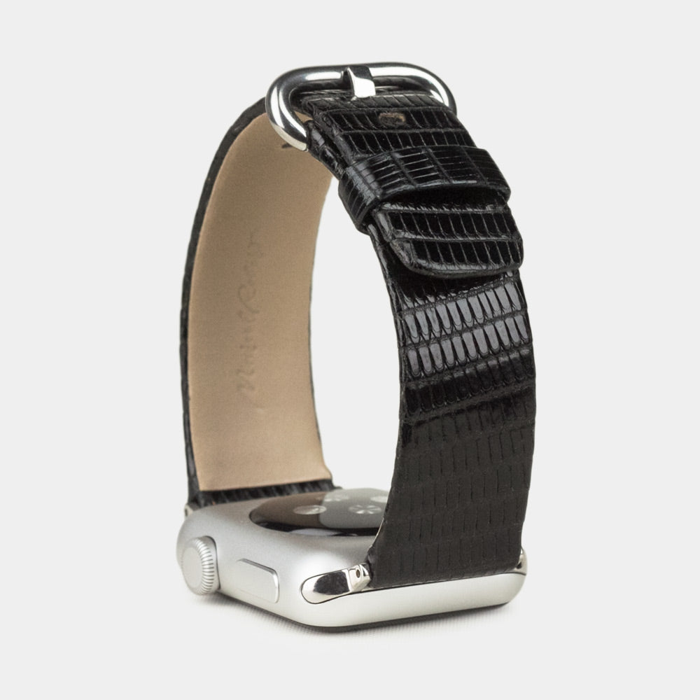 bracelet lézard Apple Watch 40 / 41mm noir