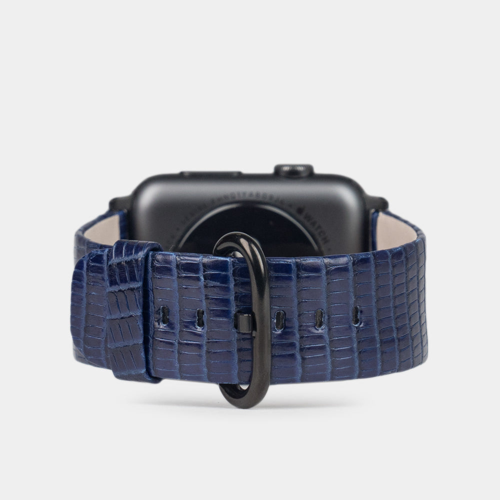 strap apple watch series 10 lizard blue