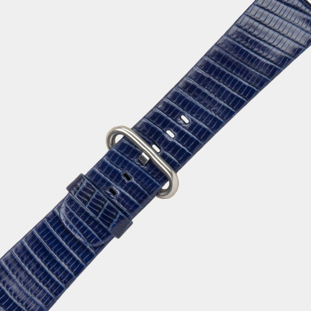 strap apple watch series 10 lizard blue