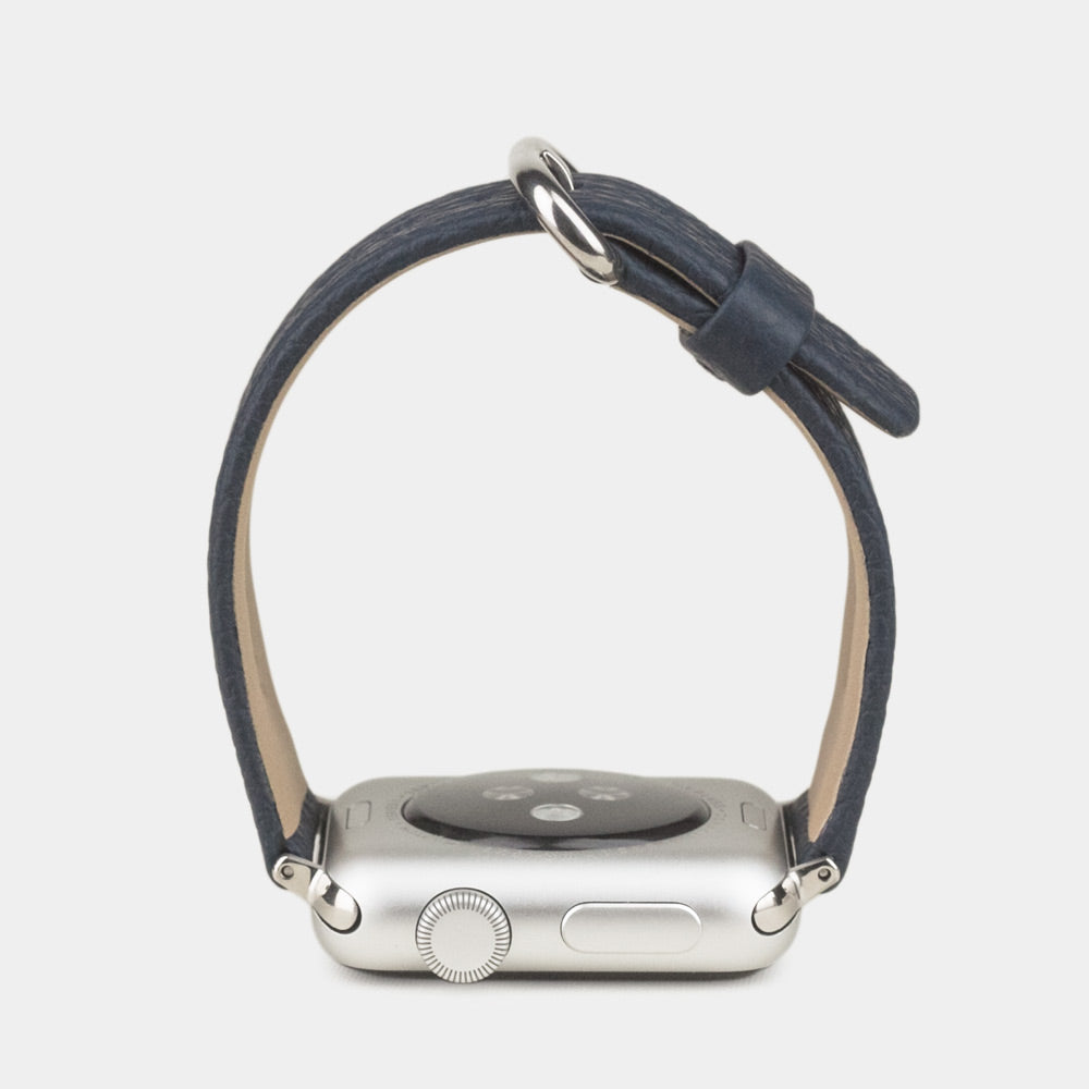 bracelet cuir Apple Watch 40 / 41mm bleu