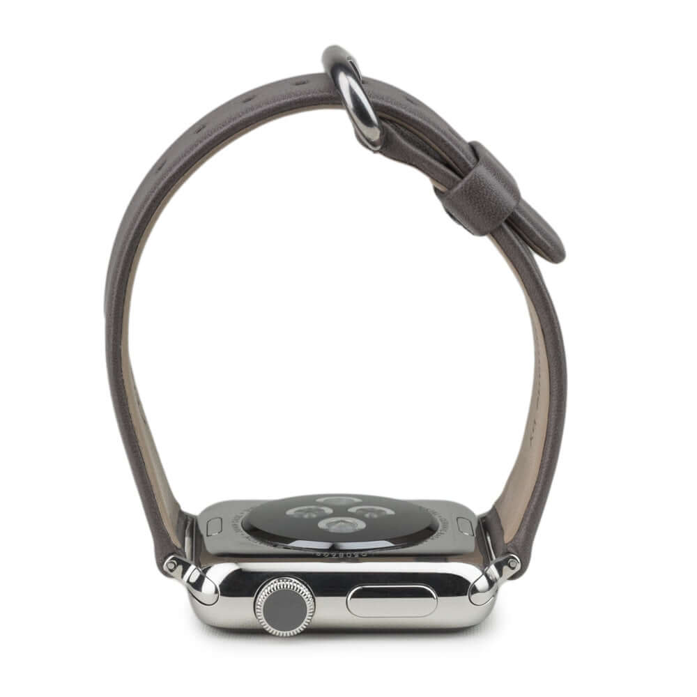 Calfskin Strap Apple Watch 41/42mm Dark Grey | Marcel Robert - 6