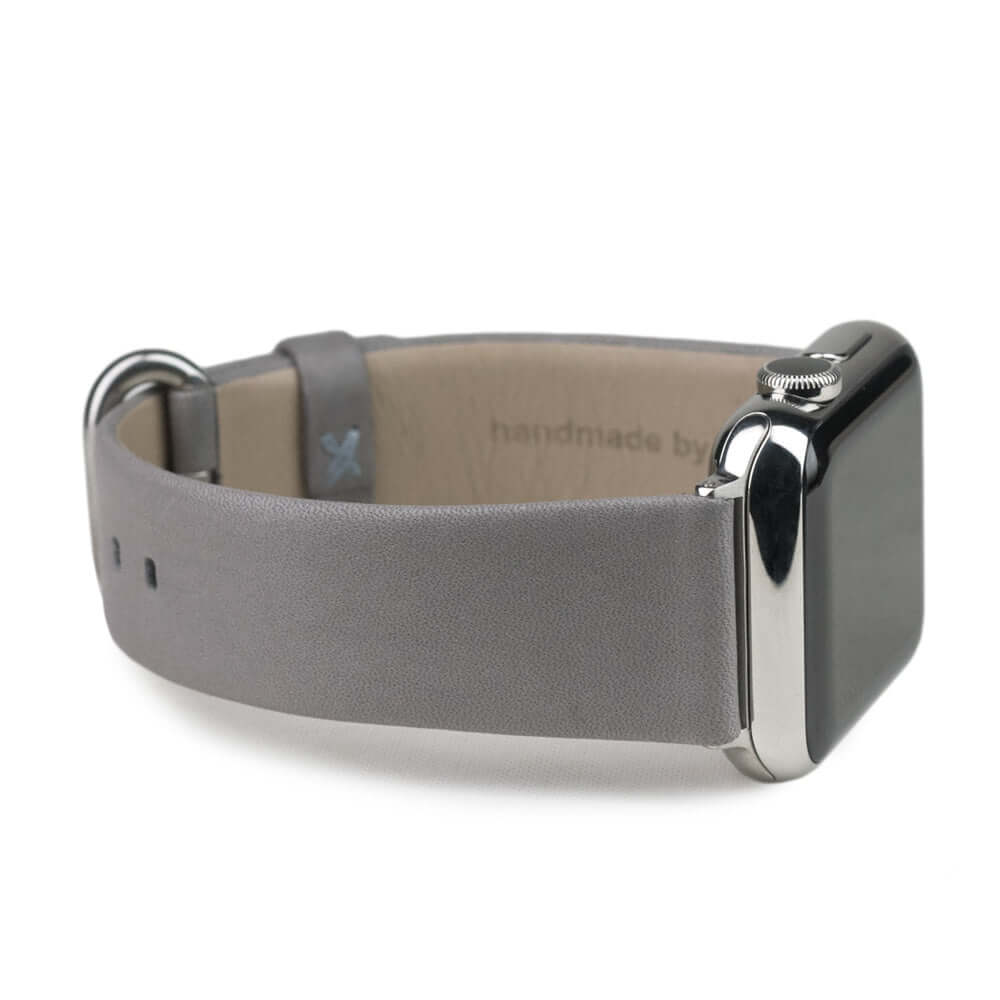 Leather Strap Apple Watch 45/46mm Grey | Marcel Robert - 9