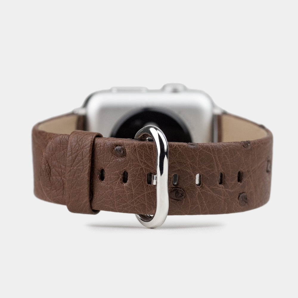 strap apple watch 41 / 42mm ostrich brown