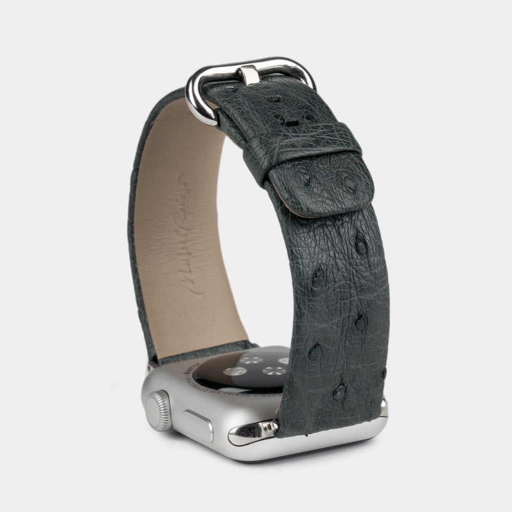 Armband Apple Watch 44 / 45mm Straußengrau