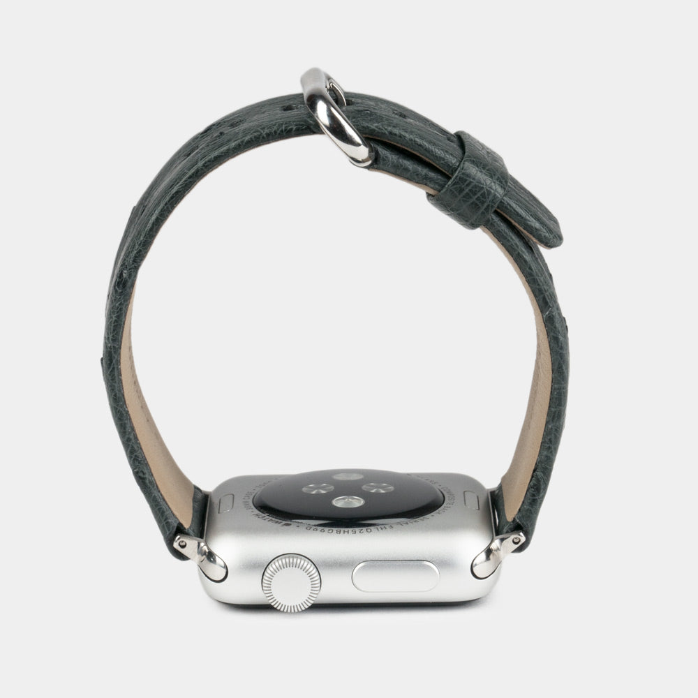 strap apple watch 45 / 46mm ostrich grey