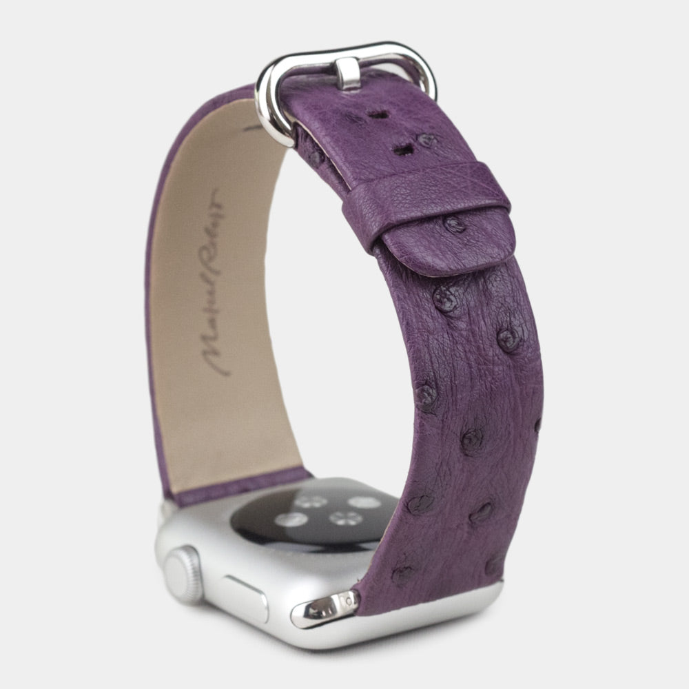 strap apple watch 40 / 41mm ostrich purple