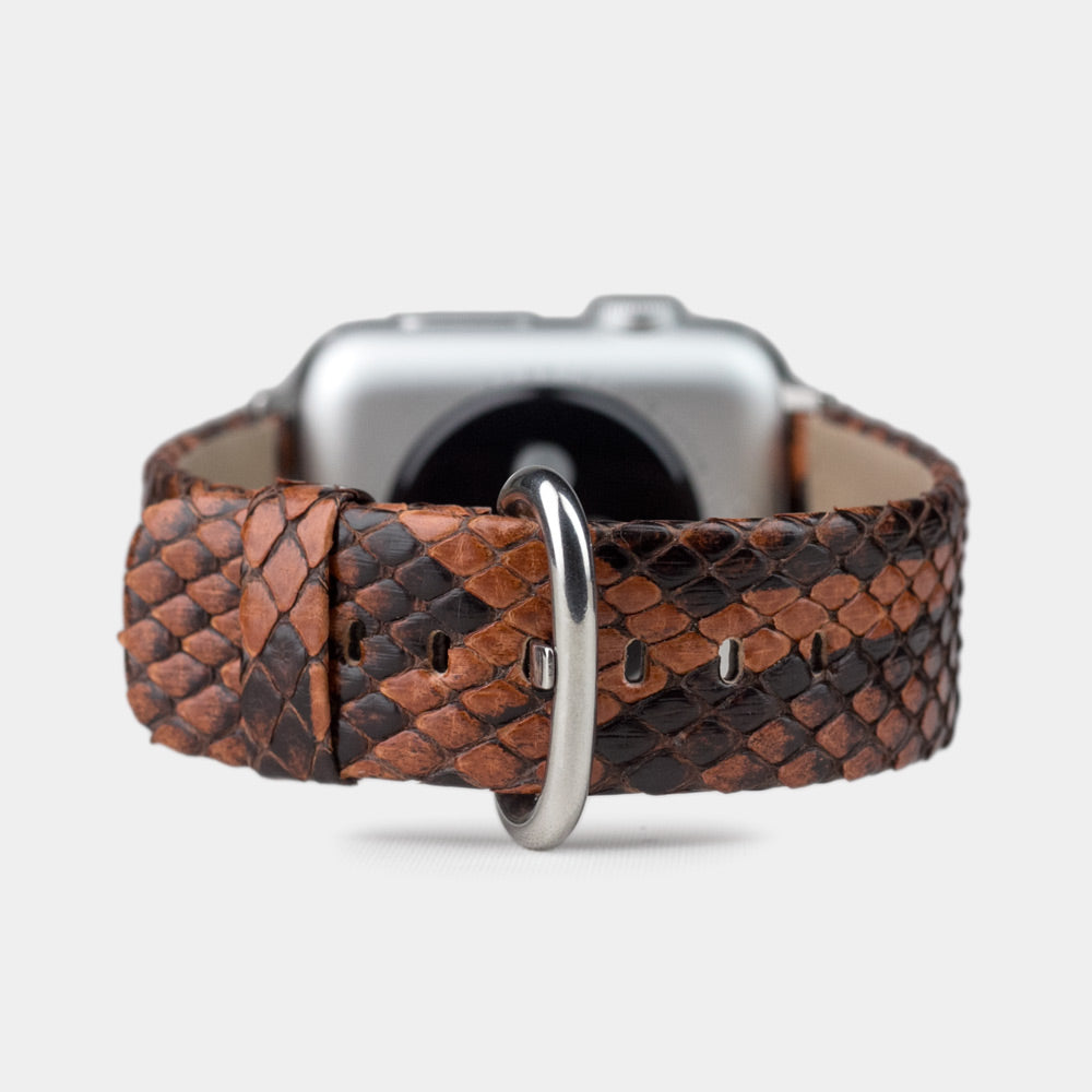 bracelet Apple Watch 45 / 46mm python gold