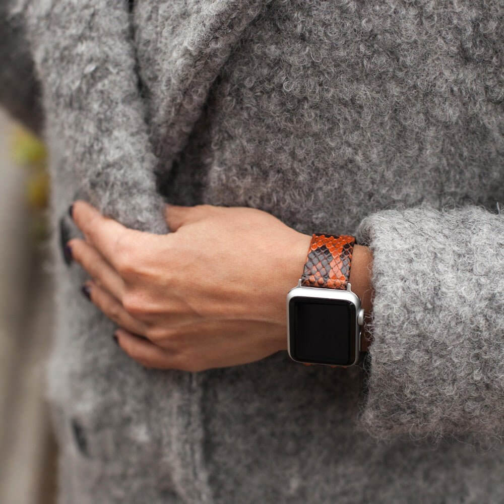 Python Strap Apple Watch 45/46mm Gold | Marcel Robert - 8