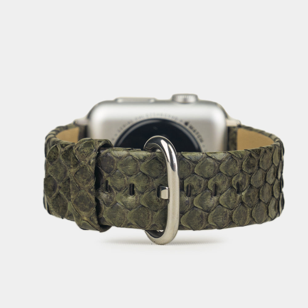 Armband Apple Watch 40/41 mm Pythongrün