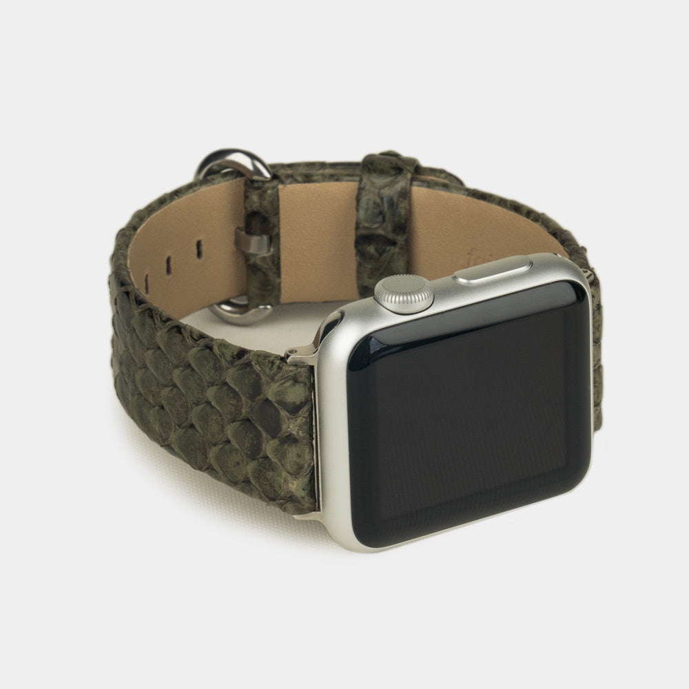 bracelet python Apple Watch 41 / 42mm vert