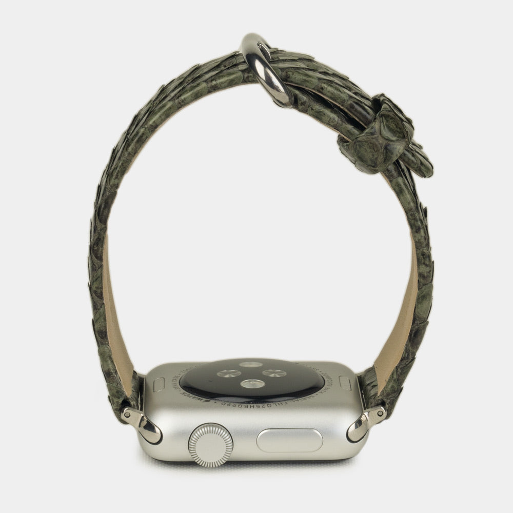 Armband Apple Watch 40/41 mm Pythongrün