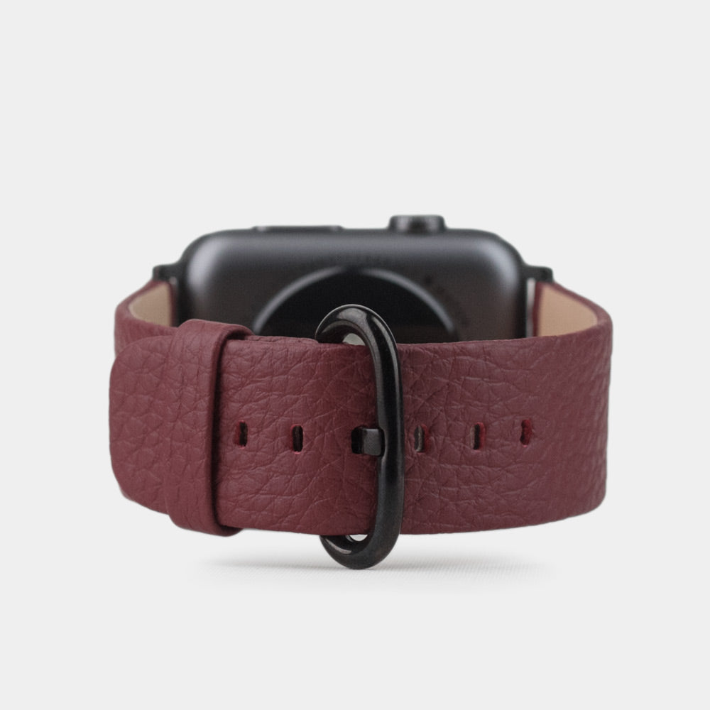 strap apple watch 44 / 45mm bordeaux