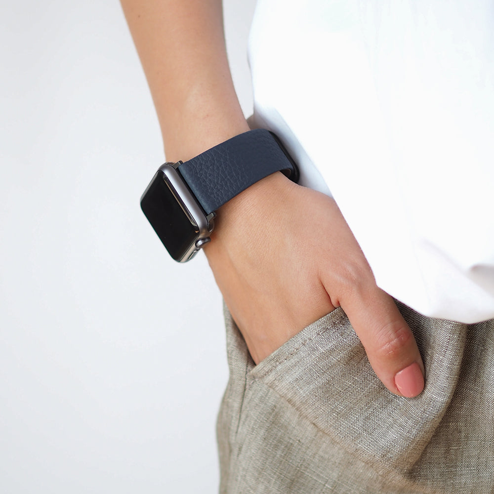 Correa Apple Watch mujer 41/42 mm de piel granulada