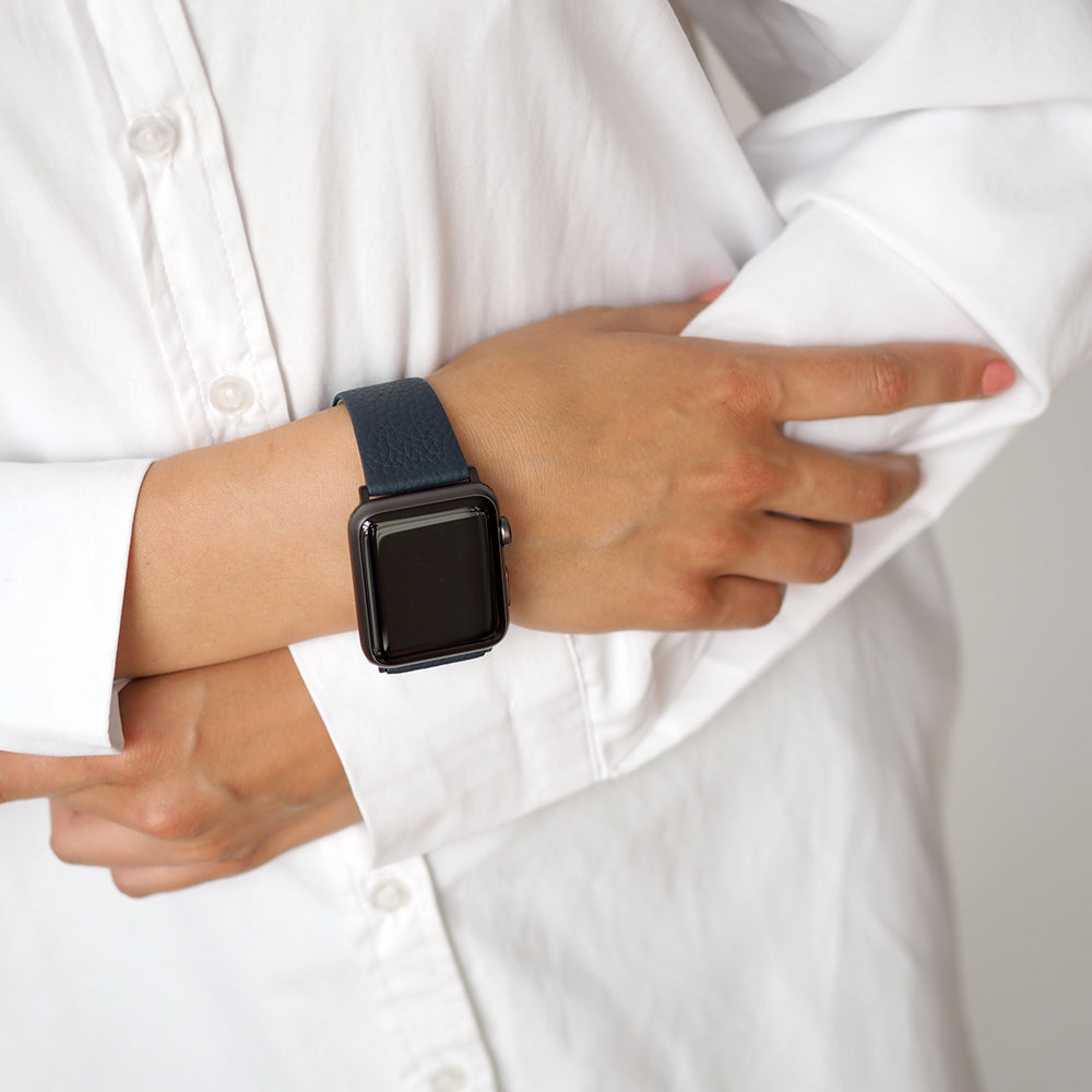 Correa Apple Watch mujer 41/42 mm de piel granulada