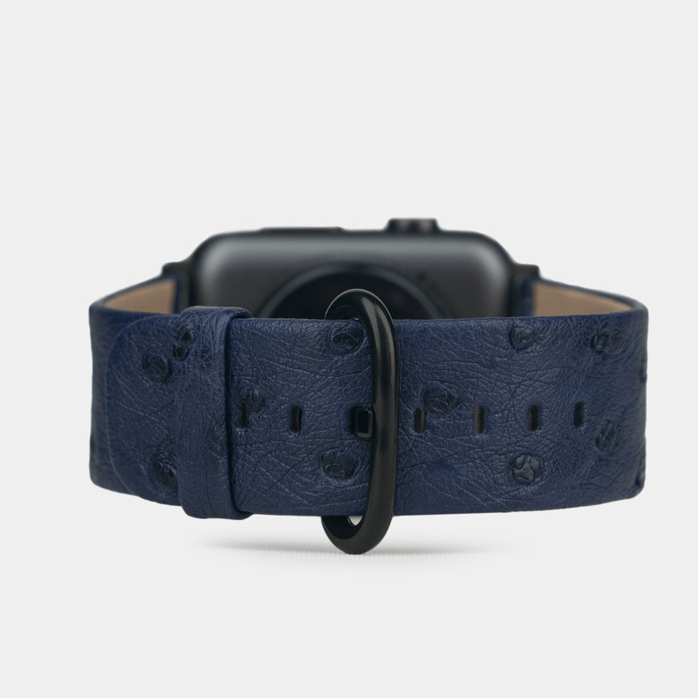 Armband Apple Watch 44/45mm Straußenblau