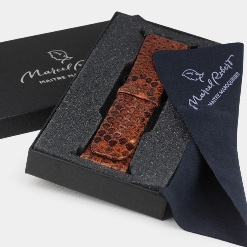 Python Strap Apple Watch 45/46mm Gold | Marcel Robert - 6