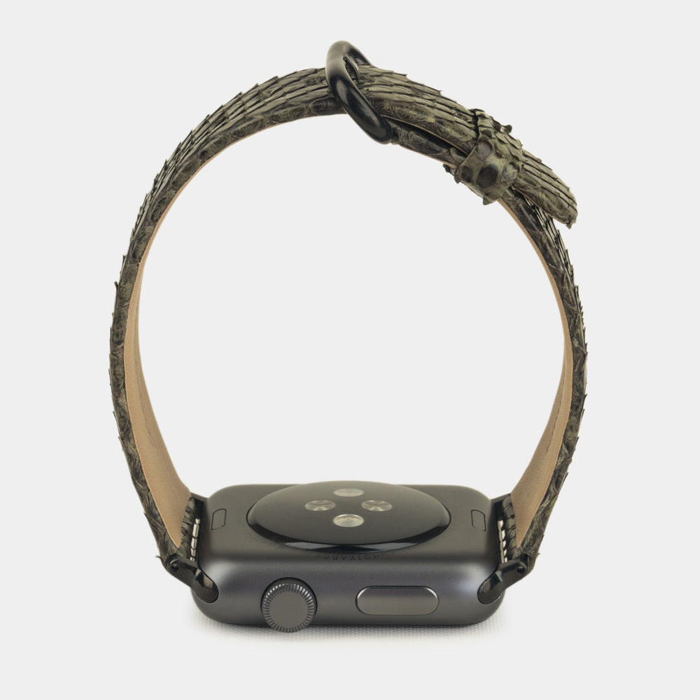 Armband Apple Watch 40/41 mm Pythongrün